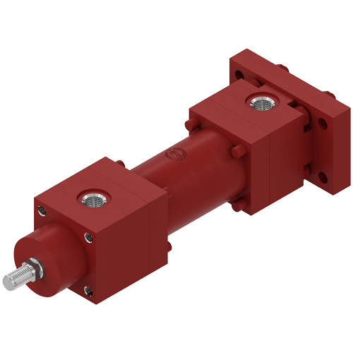 VB 210 - MF2 MOUNTING: REAR RECTANGULAR FLANGE