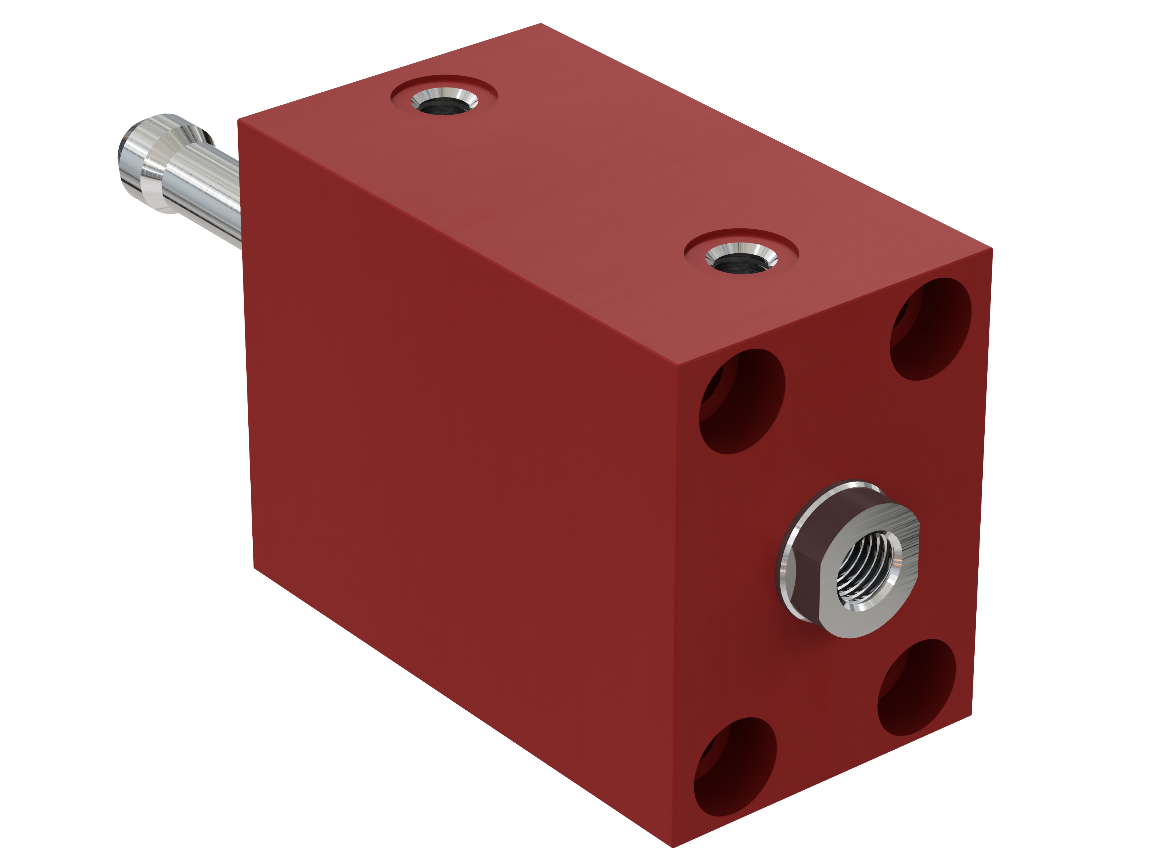 Vérin hydraulique double effet, série FPA - Fixation M6