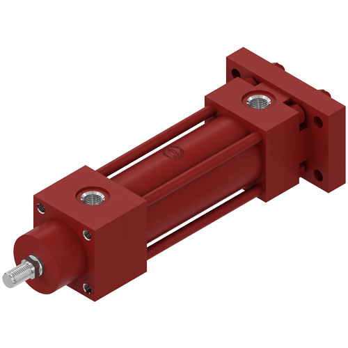 VT 160 - MF2 MOUNTING: REAR RECTANGULAR FLANGE