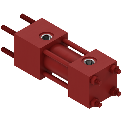 Vérin hydraulique, Double effet, Série H160 Co, Fixation MX3